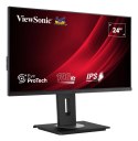 Viewsonic VG Series VG2448a monitor komputerowy 61 cm (24") 1920 x 1080 px Full HD LED Czarny
