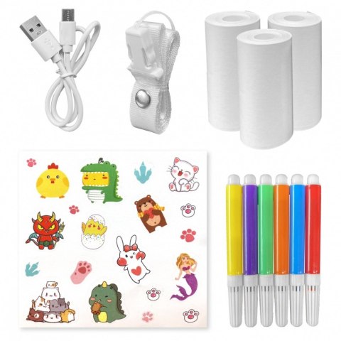 Media-Tech Cyfrowy aparat fotograficzny dla dzieci z drukarką termiczną SNAPI MT4108