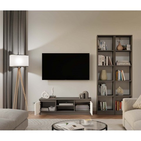 REGAŁ NA KSIĄŻKI 40 CM ANTRACYT