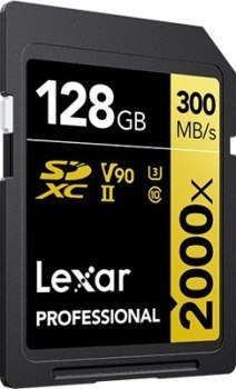 Lexar SDXC 128GB Professional 2000x UHS-II U3 ( 260/300 MB/s )