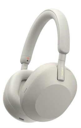 Sony WH-1000XM5 Noise Cancelling Belaides ausines, Bluetooth, Sidabrine (12 Men. garantija)