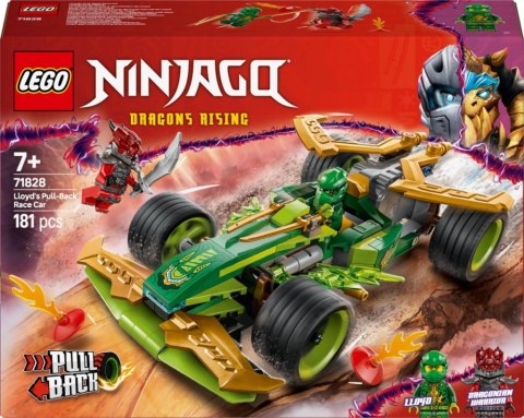 LEGO 71828 NINJAGO - Samochód wyścigowy Lloyda z napędem typu pull-back