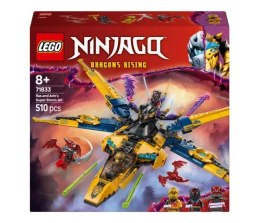 LEGO 71833 Ninjago - Ras i burzowy superodrzutowiec Arina