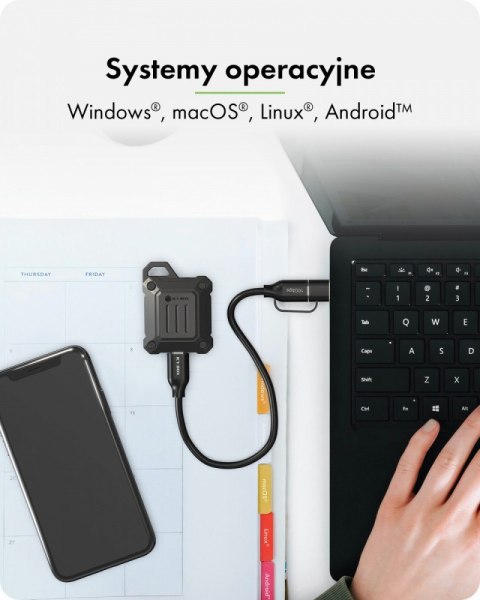 IcyBox Obudowa mini IB-1601MP-CU31 Mini M.2 NVMe obudowa dla M.2 2230