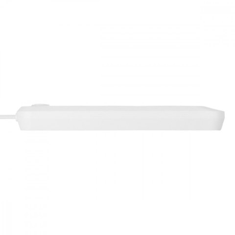 Maclean Listwa zasilająca 5 gniazd MCE395 W 3xUSB, 110-240v AC 50/60Hz, 2,1A max 2500W, biała