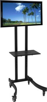 Uchwyt - Techly 102628 Mobilny stojak do telewizora LED/LCD, 32-70'', 40kg, z półką