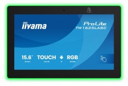 IIYAMA Monitor 16 cali TW1625LASC-B3PNR ANDROID 14,FHD,10PKT,450cd,2x2W, 4xUSB, 1xUSB-C,RJ45, MIC, RK3567, 4/32GB, LED lightbar, iiS