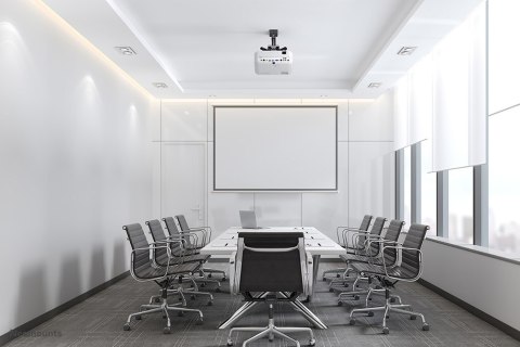 Neomounts CL25-530BL1 uchwyt do montażu projektora Sufit Czarny