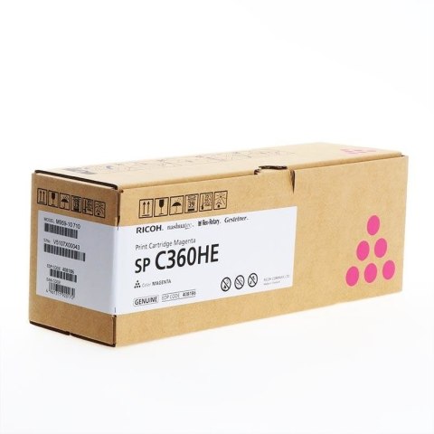 Ricoh Toner SP C360HE 408186 Magenta