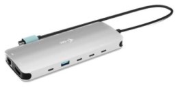 Replikator - i-tec USB-C Metal Nano 3x Display Docking Station 2x HDMI 1x USB-C video LAN Audio Czytnik kart Power Delivery 140W