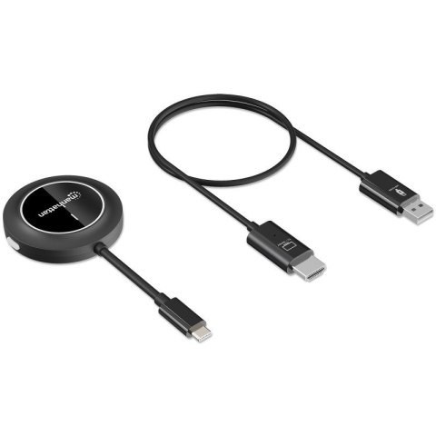 Bezprzewodowy transmiter obrazu USB-C do HDMI 1080p do 30m