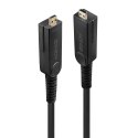 LINDY Kabel światłowodowy Micro-HDMI hybrydowy 18G 10m