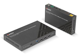 Przedłużacz KVM Lindy 70m Cat.6A TypeC i HDMI HDBaseT 3.0 (38346)