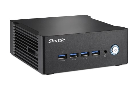 Shuttle Nano PC NT10H5, Intel Core Ultra 5 125H, grafika Intel Arc, 2xHDMI, 2xUSB 4.0 (DP), 2x2.5Gbit LAN, w tym VESA 24/7 praca