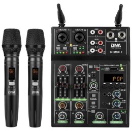 DNA MIXMIC 2 - Mikser audio, USB Bluetooth + 2x mikrofony bezprzewodowe