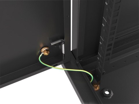 Lanberg WF01-6609-00B stojak 9U Szafa wisząca Czarny