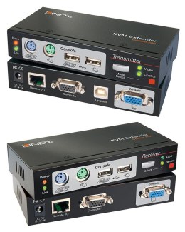 Lindy Cat.5 KVM Extender Combo 300, PS/2, USB i VGA