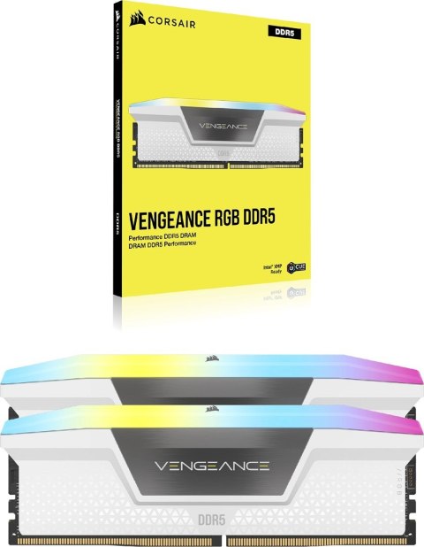 DDR5 64GB PC 6000 CL30 CORSAIR ZESTAW (2x32GB) Vengeance RGB W sprzedaż detaliczna