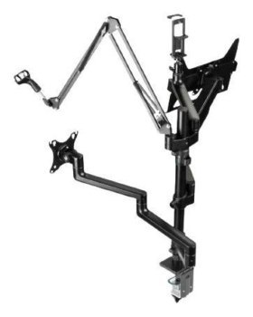 Uchwyt - Hama uchwyt dla influencera wielofunkcyjny 4 ramiona czarny