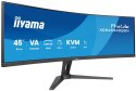 Iiyama G-MASTER 45"LCD Curved Bus. UWQHD monitor komputerowy 114,3 cm (45") 5120 x 1440 px Dual QHD LED Czarny