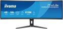 Iiyama G-MASTER 45"LCD Curved Bus. UWQHD monitor komputerowy 114,3 cm (45") 5120 x 1440 px Dual QHD LED Czarny