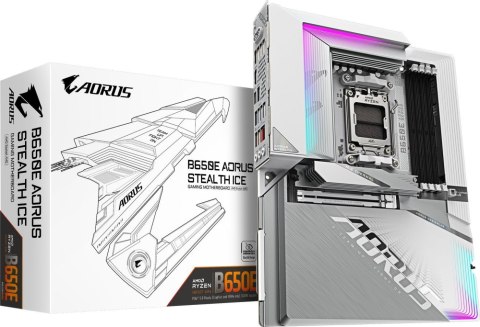 Płyta główna GIGABYTE B650E AORUS STEALTH ICE (Socket AM5 /ATX)