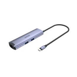 UNITEK H1112F huby i koncentratory USB 3.2 Gen 1 (3.1 Gen 1) Type-C 5000 Mbit/s Szary