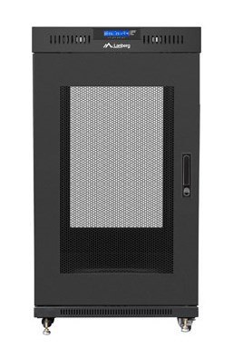 Lanberg FF01-8822-23BL stojak 22U Stojak wolnostojący Czarny