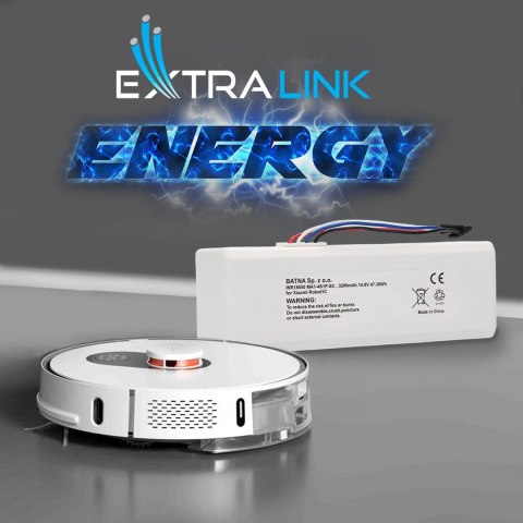 Bateria akumulator Xiaomi Robot 1C P1904-4S1P-MM, 3200mAh, 47.36Wh, STYTJ01ZHM Mijia 1C P1904-4S1P-MM (Dreame MC1808)