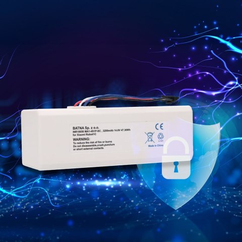 Bateria akumulator Xiaomi Robot 1C P1904-4S1P-MM, 3200mAh, 47.36Wh, STYTJ01ZHM Mijia 1C P1904-4S1P-MM (Dreame MC1808)