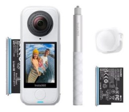 Insta360 X4 Air Starter Bundle (Arctic White) - kamera sferyczna 360° z zestawem akcesoriów