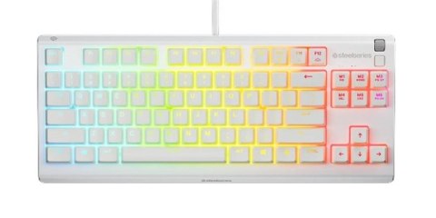 Klawiatura SteelSeries Apex 3 TKL US, white