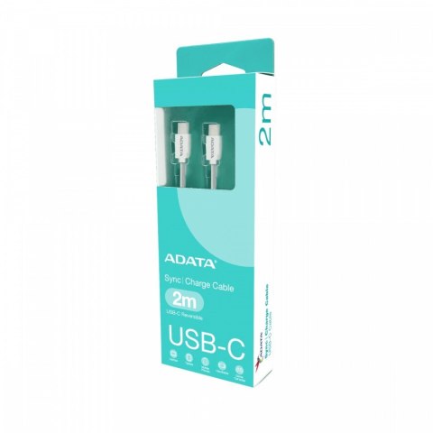 Adata Kabel USB-C do USB-C 2.0/100W 200cm biały