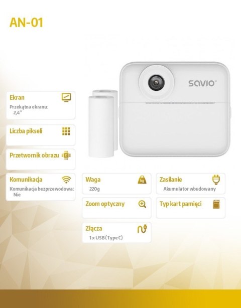 Savio Aparat natychmiastowy AN-01