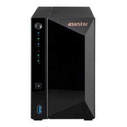 NAS Asustor AS3302T v2; Tower; 2x (3.5 SATA HDD/ 2.5 SSD); Realtek RTD1619B 2GB DDR4 1x 2.5GbE 3x USB 3.2