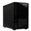 NAS Asustor AS3302T v2; Tower; 2x (3.5 SATA HDD/ 2.5 SSD); Realtek RTD1619B 2GB DDR4 1x 2.5GbE 3x USB 3.2