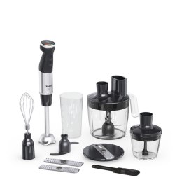 Tefal Quickchef+ HB67G830 blender 0,8 l Blender immersyjny 1000 W Czarny, Stal nierdzewna