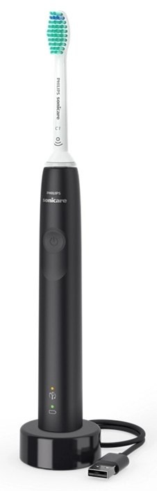 Szczoteczka soniczna PHILIPS Sonicare Seria 3100 HX3671/14 Czarny