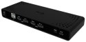 Replikator - i-tec Universal Dual 4K Display Docking Station 2xDP 2xHDMI LAN Audio Power Delivery 85W + i-tec USB-C Charger 100W