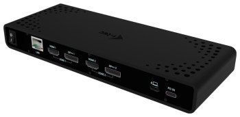 Replikator - i-tec Universal Dual 4K Display Docking Station 2xDP 2xHDMI LAN Audio Power Delivery 85W + i-tec USB-C Charger 100W