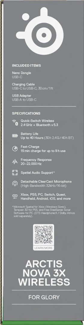 Słuchawki Steelseries Arctis Nova 3X Wireless for Xbox, White