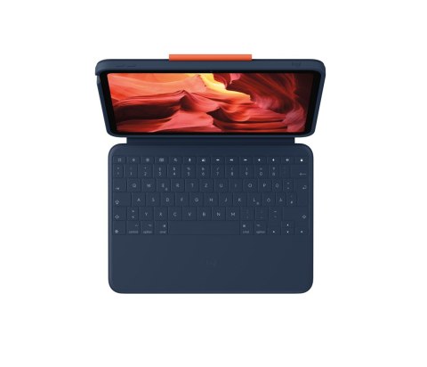 Logitech 920-011191 klawiatura do urządzeń mobilnych Smart Connector Niebieski