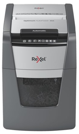 Rexel Niszczarka Optimum AutoFeed+ 90X, (P-4), 90 kartek, 34 l kosz (WYPRZEDAŻ)