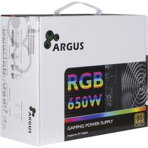 Zasilacz Inter-Tech Argus RGB-650W CM II
