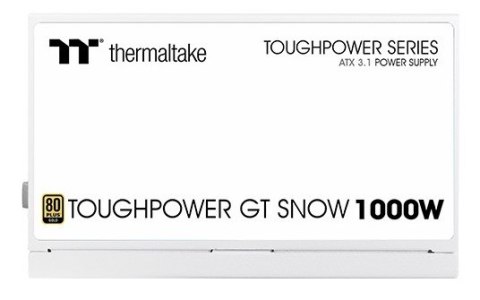 Zasilacz Thermaltake Toughpower GT 1000W Snow ATX3.1 80+G WH retail