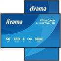 IIYAMA Monitor 50 cali LH5075UHS-B2AG,24/7,VA,ANDROID.11,4K,500cd,3xHDMI,DP, RJ45,2x10W,2xUSB,WiFi,4/32GB,24/7,A311D2, full daisy chain