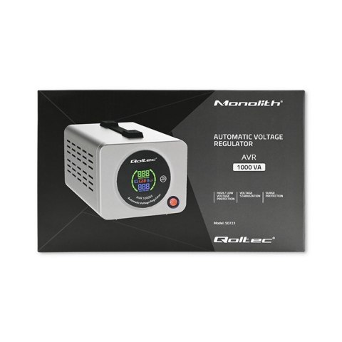 Qoltec Automatyczny stabilizator napięcia AVR 1000VA