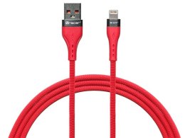 Tracer Kabel USB A - Lightning 1m Czerwony