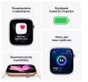 Apple Watch Series 11 GPS + Cellular koperta 46 mm z tytanu w kolorze naturalnym, bransoleta mediolańska w kolorze naturalnym - rozmia