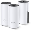 TP-Link Deco E4 (3-pack) Dual-band (2.4 GHz/5 GHz) Wi-Fi 5 (802.11ac) Biały, Szary 2 Wewnętrzne